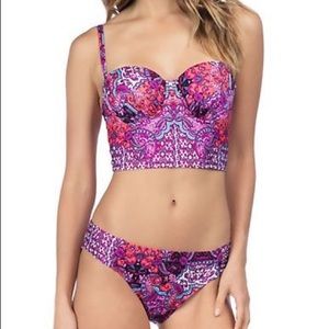 Kenneth Cole scarves on deck bikini - NWT